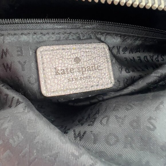 Kate Spade New York Metallic Leather Satchel with Crystal Embellishments - Picture 8 of 15